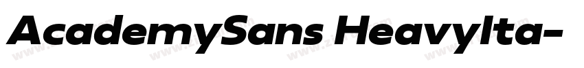 AcademySans HeavyIta字体转换 AcademySans HeavyIta字体转换